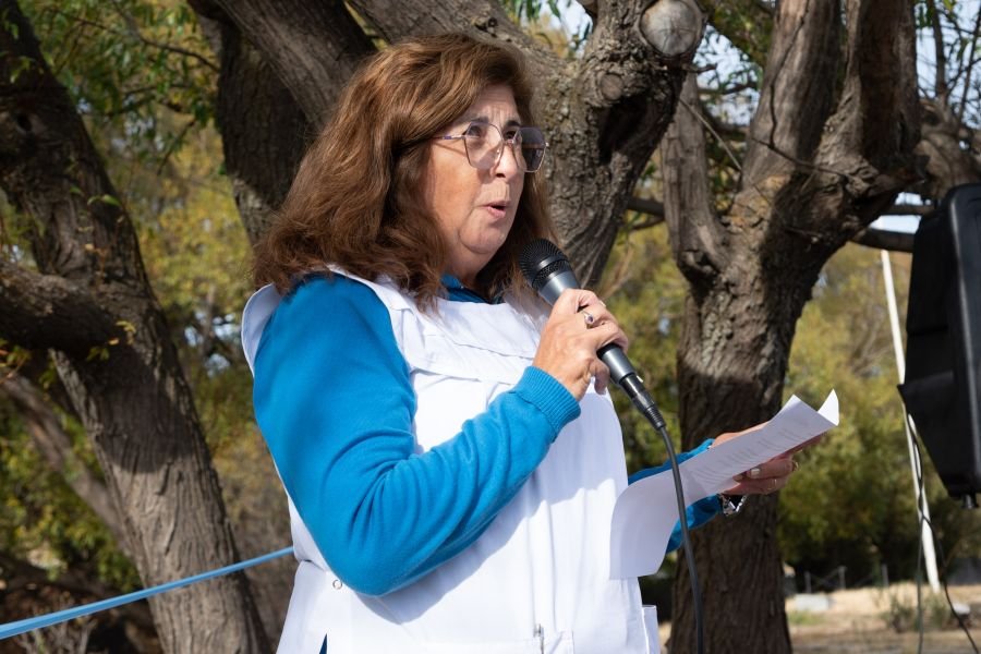 Patricia Bórquez: “Hoy es un gran día para la escuela porque contamos con un nuevo espacio lúdico”