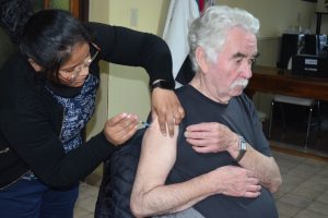 Impulsan  la Campaña de Vacunación Antigripal en centros de jubilados de Río Gallegos