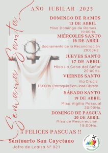 Semana Santa es un tiempo de celebración cristiana de fe y recogimiento
