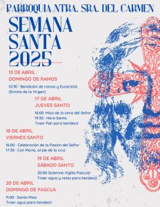 Semana Santa es un tiempo de celebración cristiana de fe y recogimiento