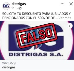 Comunicado oficial de Distrigas S.A.