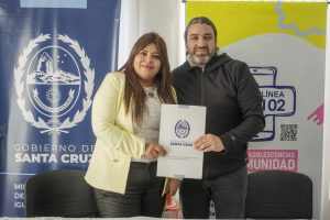 Desarrollo firmó convenio con el municipio de Pico Truncado para fortalecer la niñez y adolescencia