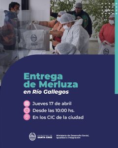 Semana Santa: Desarrollo Social entrega merluza en los CIC de Río Gallegos