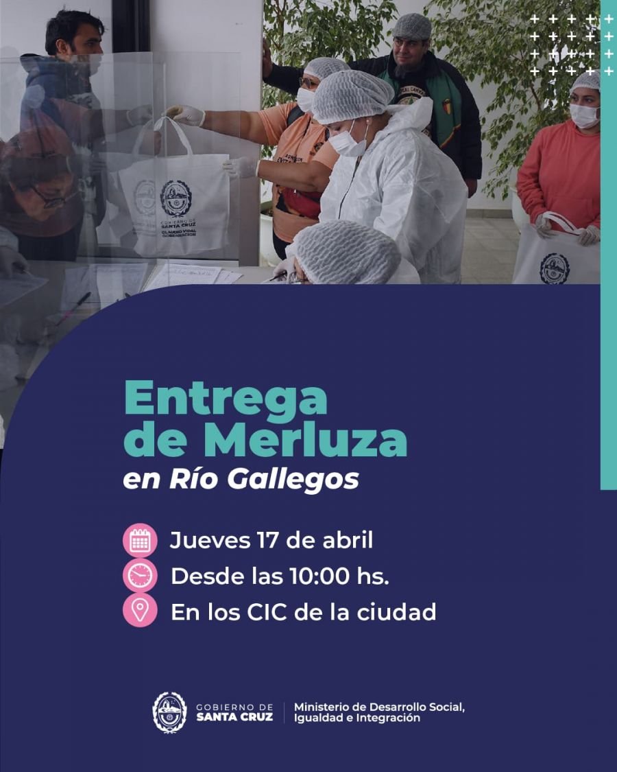 Semana Santa: Desarrollo Social entrega merluza en los CIC de Río Gallegos