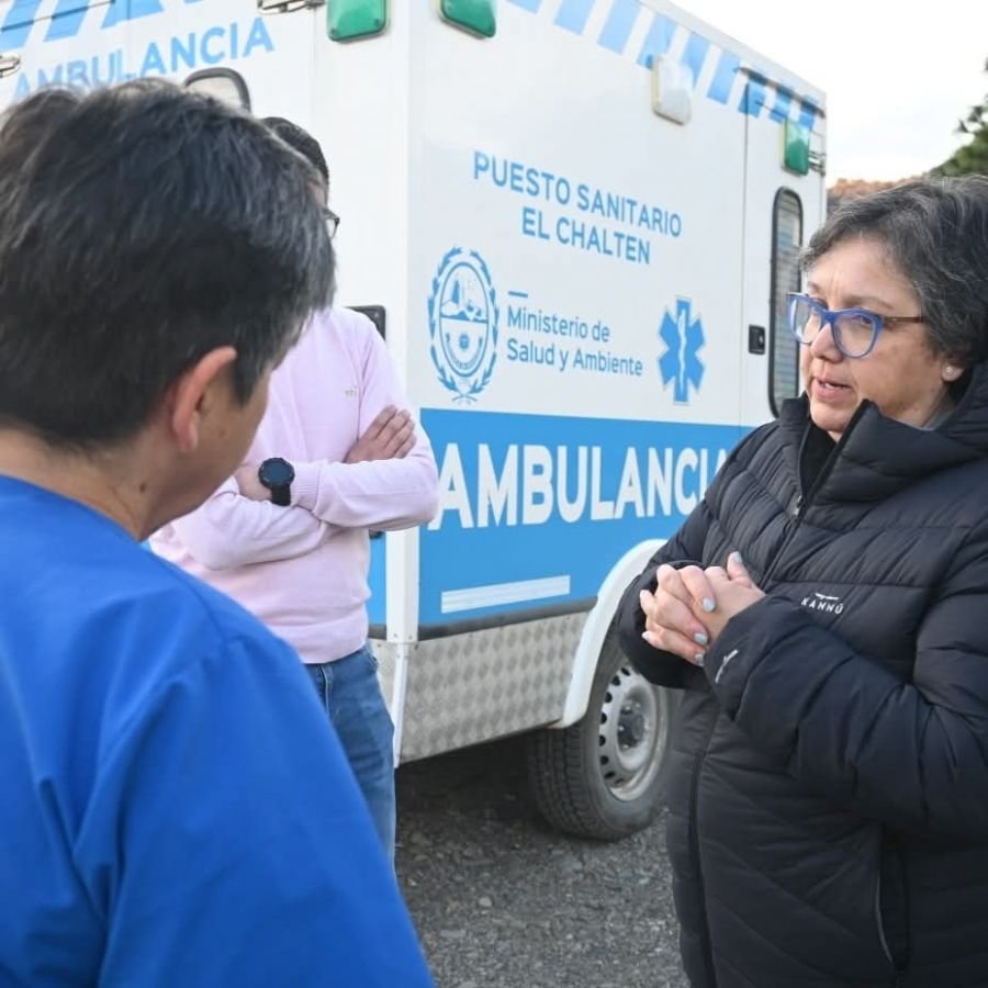 Costantini visitó El Chaltén y reforzó el acompañamiento al sistema de salud local