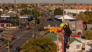 Telecomunicaciones realizó trabajos en la Cruz Roja Argentina filial Río Gallegos