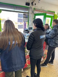 ASIP y Trabajo inspeccionan en forma conjunta comercios de la provincia