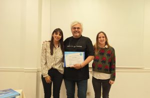 Entrega de certificados y premios del concurso fotográfico por el Día Internacional del Pingüino