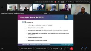 Santa Cruz participó de la 2da reunión del Consejo Directivo de IDERA 2025