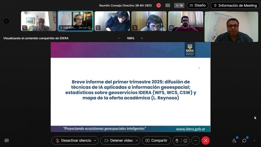 Santa Cruz participó de la 2da reunión del Consejo Directivo de IDERA 2025