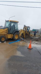 Servicios Públicos comunicó sobre las tareas de reparación en el acueducto de Río Gallegos
