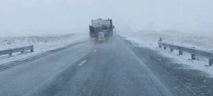 Vialidad Provincial realizó tareas de despeje de nieve en diferentes rutas