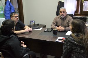 Entrega de convenio de obras para Cañadón Seco