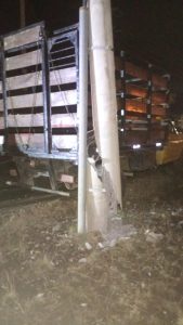 Interrupción del suministro eléctrico por accidente vehicular en Río Gallegos