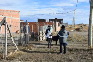 Salud continúa despliegue territorial en barrios de Río Gallegos