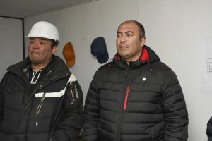 Autoridades Provinciales recorrieron la obra para la Liga de Fútbol de los Barrios