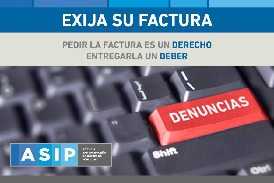 ASIP recuerda que es obligatorio emitir las facturas y tickets de venta