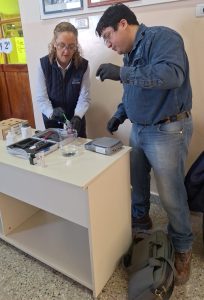 Escuela Rural realizó charla en donde se instaló la Primera Planta Móvil de Abatimiento de Arsénico