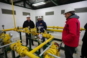 Vidal inauguró la planta de gas en La Esperanza