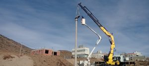 Ejecutan mejoras en el servicio energético de Caleta Olivia y Puerto Deseado