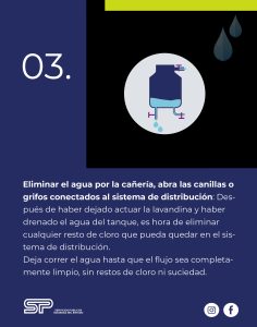 ¿Por qué es importante limpiar y desinfectar los tanques de agua domiciliarios?