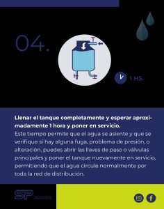 ¿Por qué es importante limpiar y desinfectar los tanques de agua domiciliarios?