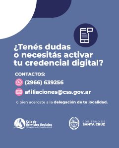 La Caja de Servicios Sociales avanza con la implementación de la credencial digital