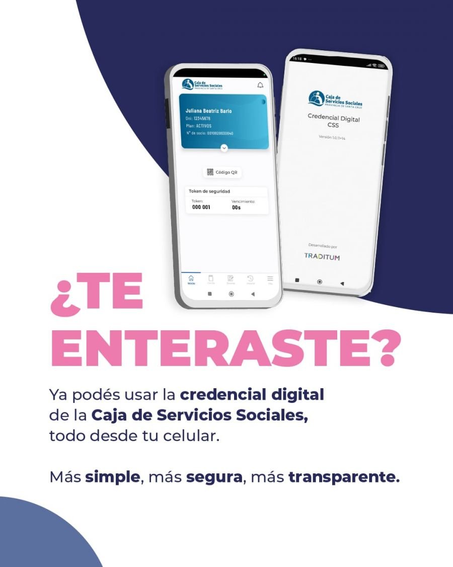 La Caja de Servicios Sociales avanza con la implementación de la credencial digital