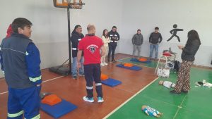 Se realizó una capacitación en Primeros Auxilios y RCP en Perito Moreno