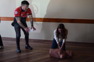 Brindaron capacitación de RCP en Centros de Jubilados Judiciales