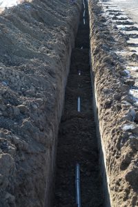 Puerto Santa Cruz: Avanzan las obras de ampliación de la red de agua y cloacas