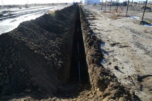 Puerto Santa Cruz: Avanzan las obras de ampliación de la red de agua y cloacas