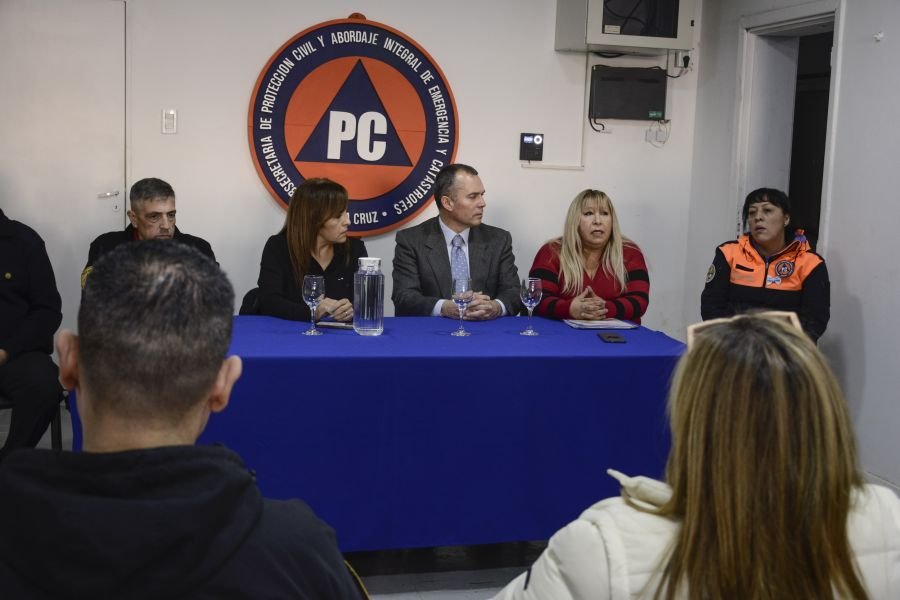 Presentaron protocolo sísmico para reforzar la prevención y la seguridad en las Escuelas de Santa Cruz