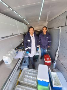 Realizaron control de calidad del agua en Caleta Olivia
