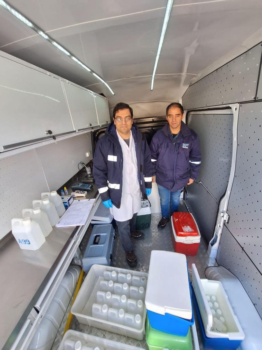 Realizaron control de calidad del agua en Caleta Olivia