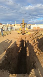 Comenzó la ampliación de la red cloacal en el barrio Patagonia