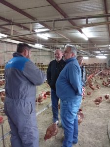 Brizuela visitó la “Avícola Don Jano”