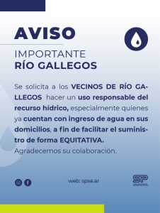 Disminución en la presión de agua en distintos barrios