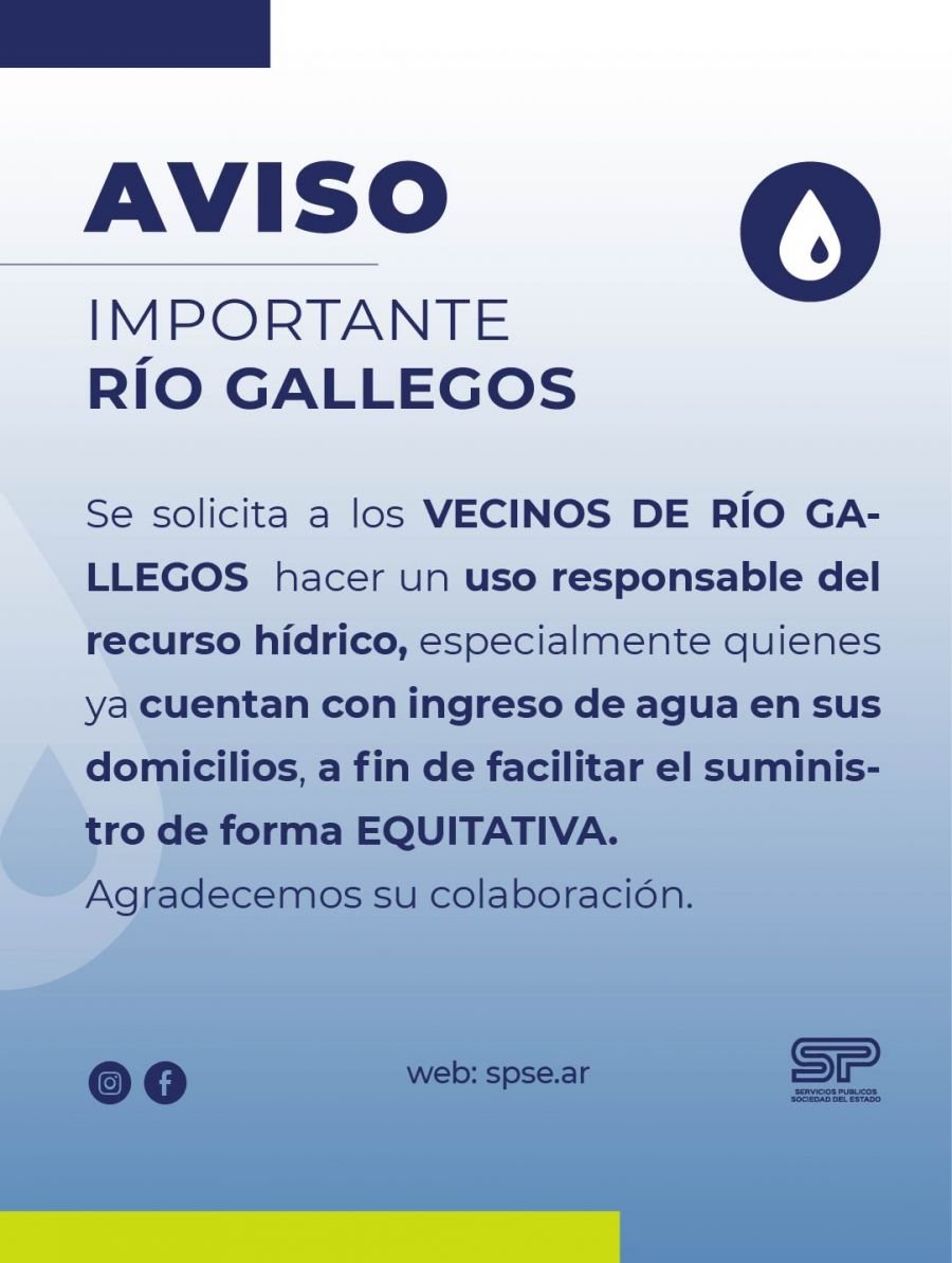 Disminución en la presión de agua en distintos barrios