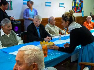 Celebración Patria en las Residencias de Adultos Mayores de la provincia