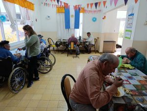 Celebración Patria en las Residencias de Adultos Mayores de la provincia