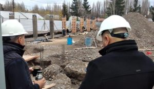 Avanza la construcción del gimnasio de la Escuela N°15 en Los Antiguos