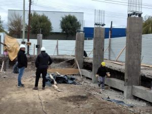 Avanza la construcción del gimnasio de la Escuela N°15 en Los Antiguos