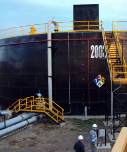 Realizan inspección y auditoria en planta de almacenamiento de líquidos en Caleta Olivia