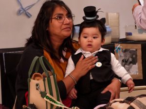 Niñas y niños del CDI Manuelita celebraron la patria con música y danzas