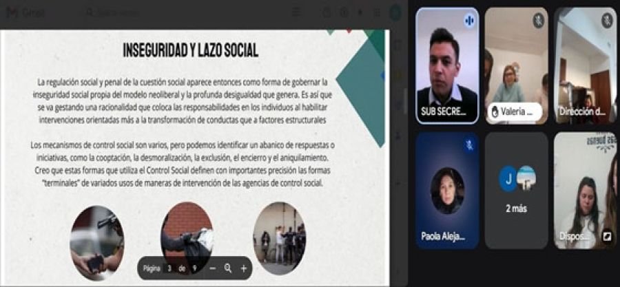 Realizaron jornada de fortalecimiento sobre intervención en materia penal juvenil