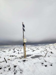Instalaron nueva estación nivológica en Santa Cruz
