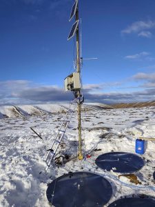 Instalaron nueva estación nivológica en Santa Cruz