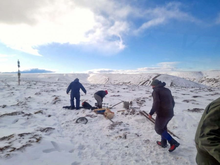 Instalaron nueva estación nivológica en Santa Cruz