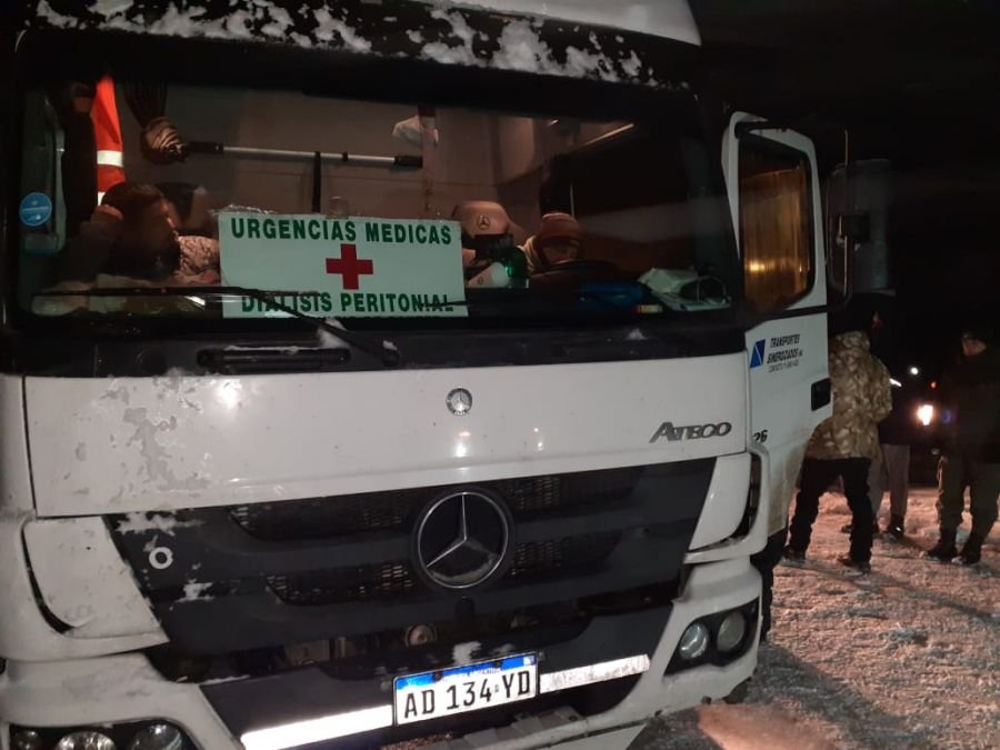 Vialidad Provincial realizó tareas de auxilio sobre la Ruta Nacional N° 40